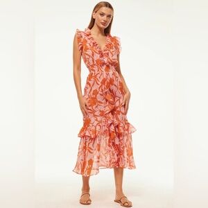 Misa Los Angeles / Kidada Dress in Atlas Flora Desert Rose / XXS / New with tags